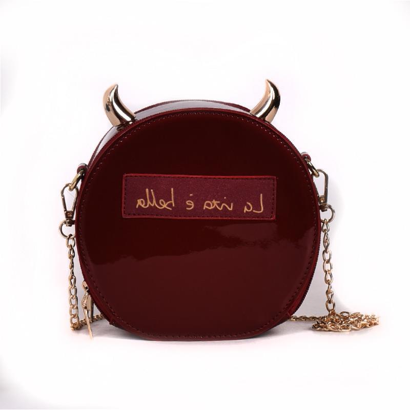 Little Devil Leather Shoulder Bag