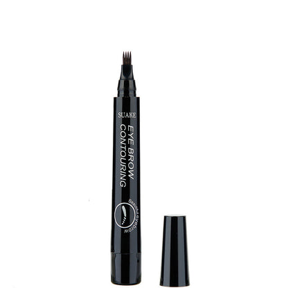 Four-Head Eyebrow Pencil Liquid Eyebrow Pencil Very Finely Sculpted Eyebrow Pencil 4-Head Eyebrow Pencil Waterproof And Long-Lasting Four-Pronged Eyebrow Pencil