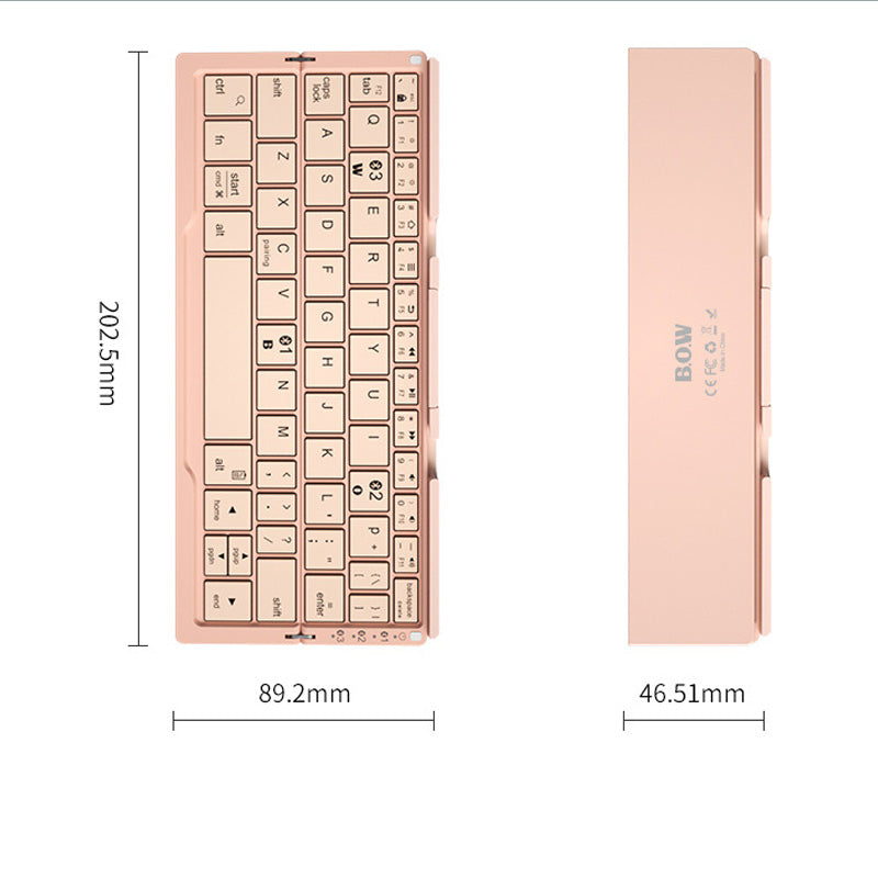 Mini Folding Bluetooth Keyboard