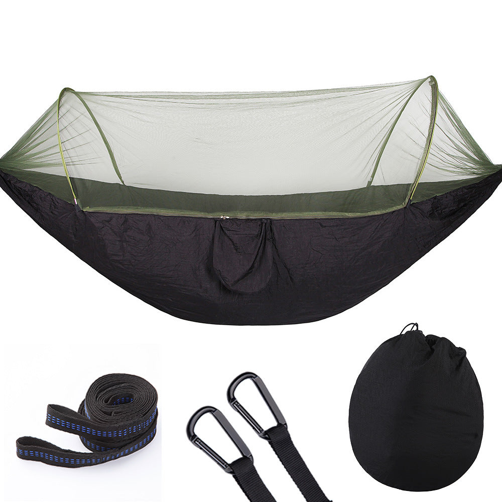 Automatic Quick Opening Hammock With Mosquito Net