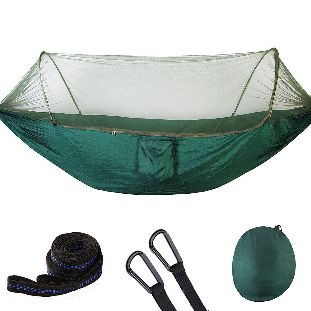 Automatic Quick Opening Hammock With Mosquito Net