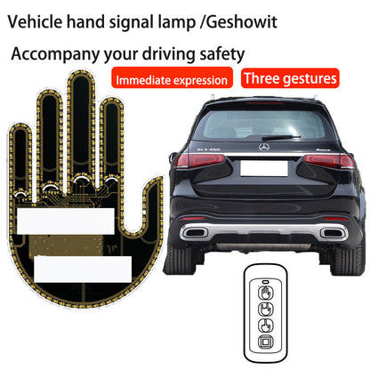 Car Finger Lights Gesture