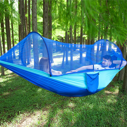 Automatic Quick Opening Hammock With Mosquito Net