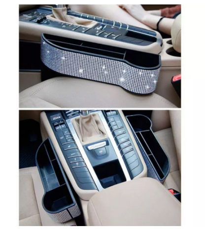 Car Diamond-studded Storage Box