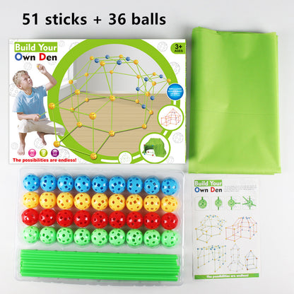 Kids' Creative Bead Fort Construction Set