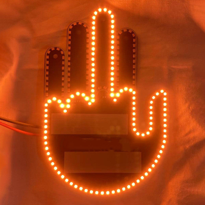 Car Finger Lights Gesture