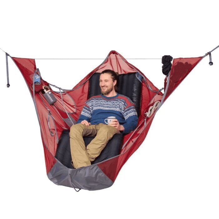 Suspension Kit Outdoor Camping Hammock with Bug Net