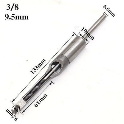 Square tenon drill square hole drilling bit