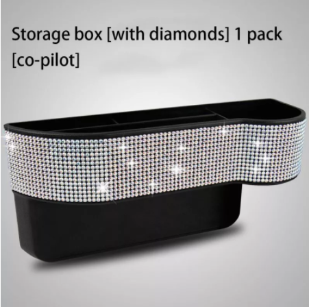 Car Diamond-studded Storage Box