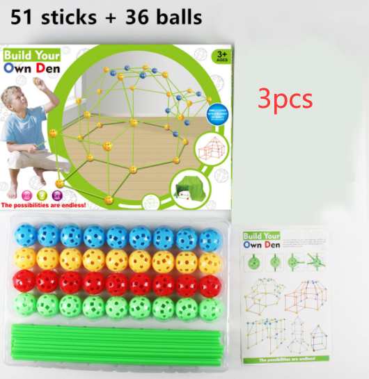 Kids' Creative Bead Fort Construction Set