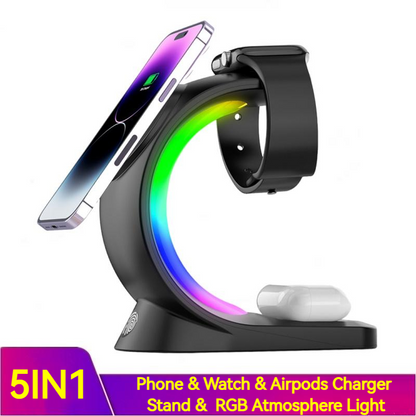 4 In 1 Magnetic Wireless Fast Charger