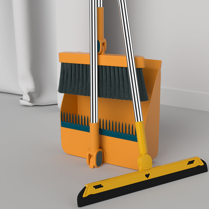 Household Simple Folding Can Be A Dustpan Set Of Broom