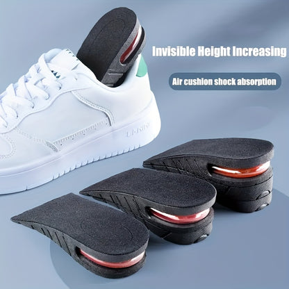 Invisible Height Increased Insole, Men Women Heel Lift Taller Shoe Inserts Pad Adjustable More Comfortable Supporting Insole For Unisex